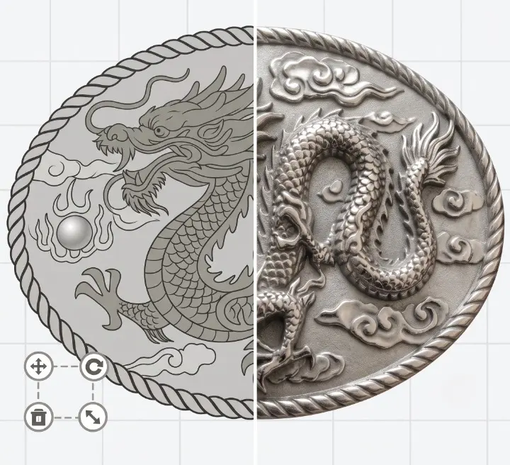 Dragon Vintage Belt Buckles Template Dragon Vintage Belt Buckles Template