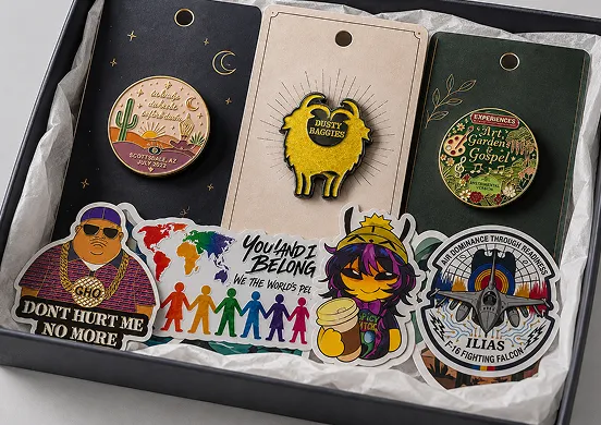 Pins and Stickers
