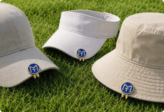 Hat Clip Ball Marker That Fits Different Cap Brims Hat Clip Ball Marker That Fits Different Cap Brims