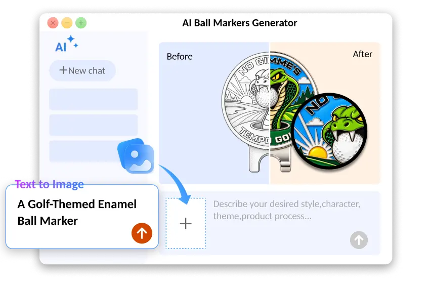 AI Ball Markers Generator For Creating Custom Golf Ball Marker Designs AI Ball Markers Generator For Creating Custom Golf Ball Marker Designs