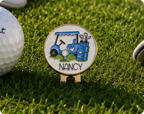 Everyday Golf Ball Markers Hat Clip Ball Markers For Everyday Golf Course Use
