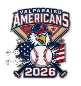 Baseball Team Pins Template
