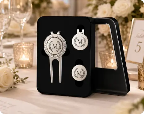 Groomsmen Golf Gifts Monogrammed Hat Clip Ball Markers For Groomsmen Gifts