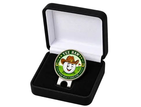 Custom Golf Ball Marker In Premium Gift Packaging Custom Golf Ball Marker In Premium Gift Packaging