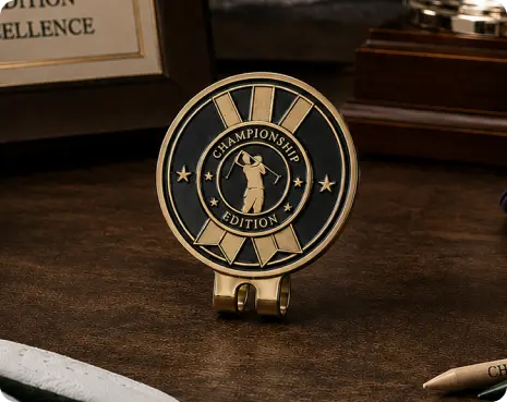 Golf Tournament Ball Markers Custom Hat Clip Ball Markers For Golf League And Tournament Events
