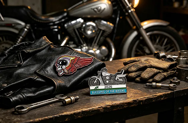 Custom Biker Pins With Pin Back Details Custom Biker Pins With Pin Back Details