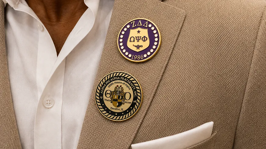 Fraternity Pins Custom fraternity pins for Greek life and brotherhood