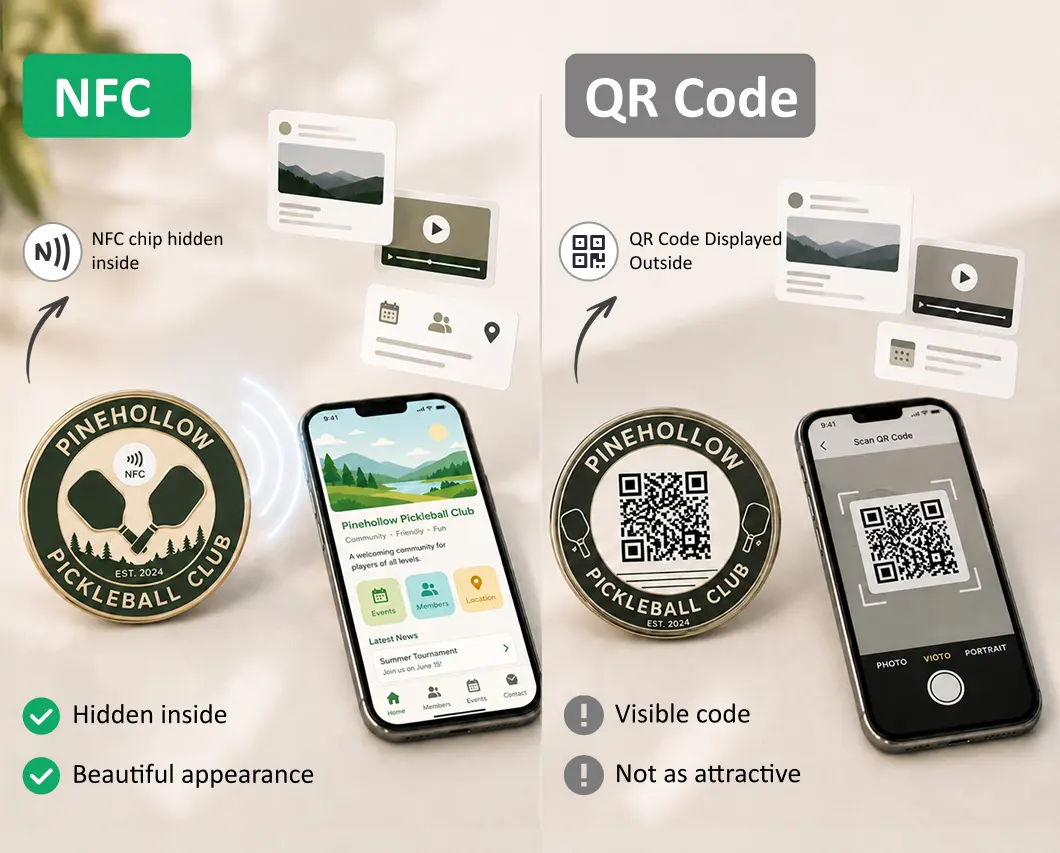 OR Code vs NFC Tag Uses