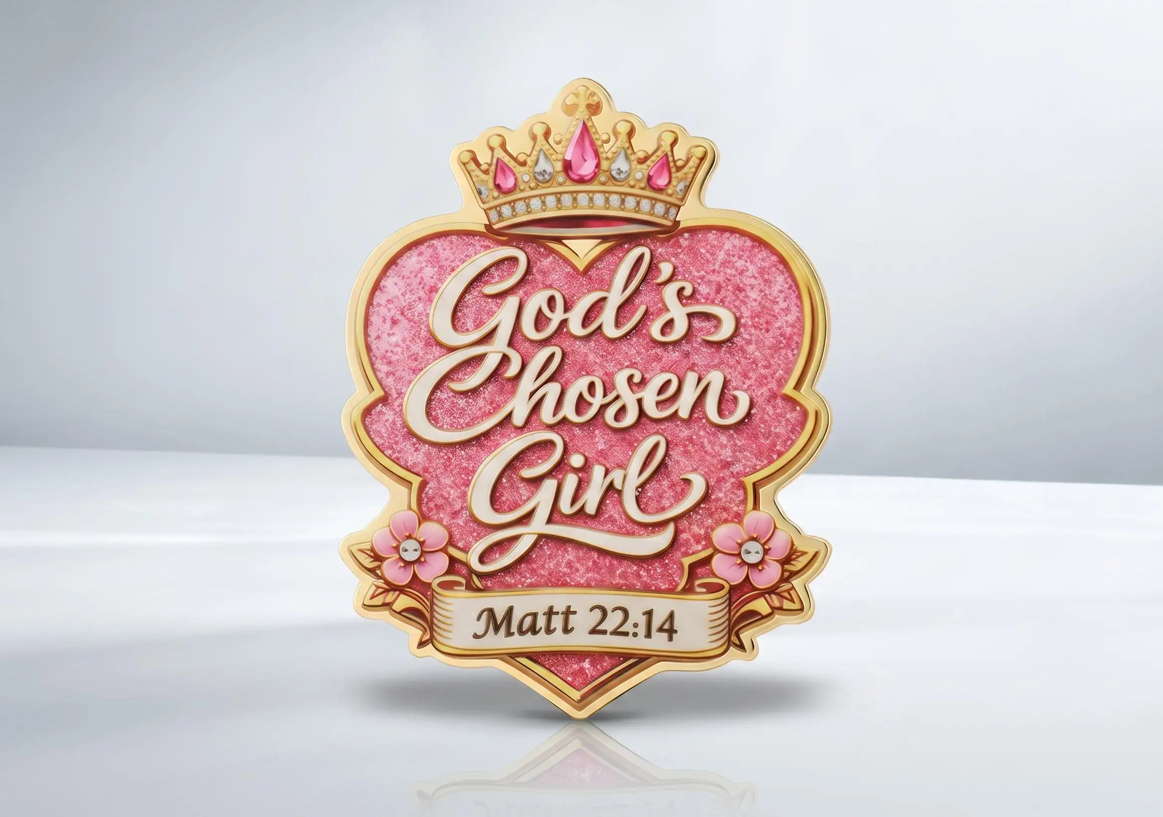UV Printed Glitter Pins With Fine Artwork and Gradients UV Printed Glitter Pins With Fine Artwork and Gradients