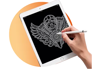 Custom Biker Pin Design Starting From a Hand-Drawn Sketch or Reference Idea Custom Biker Pin Design Starting From a Hand-Drawn Sketch or Reference Idea