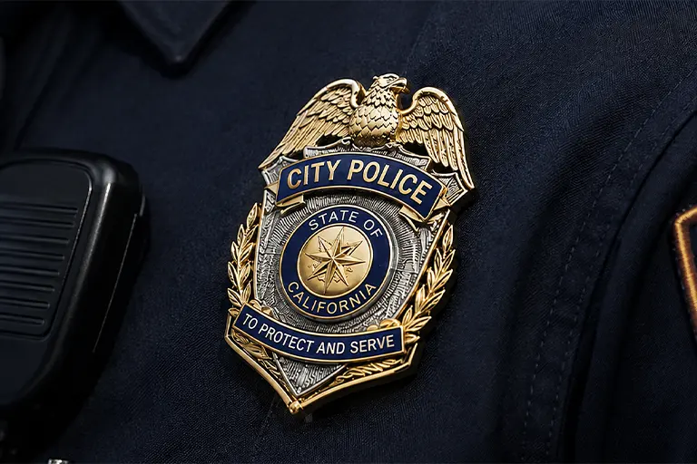 Custom police badge Custom police badge
