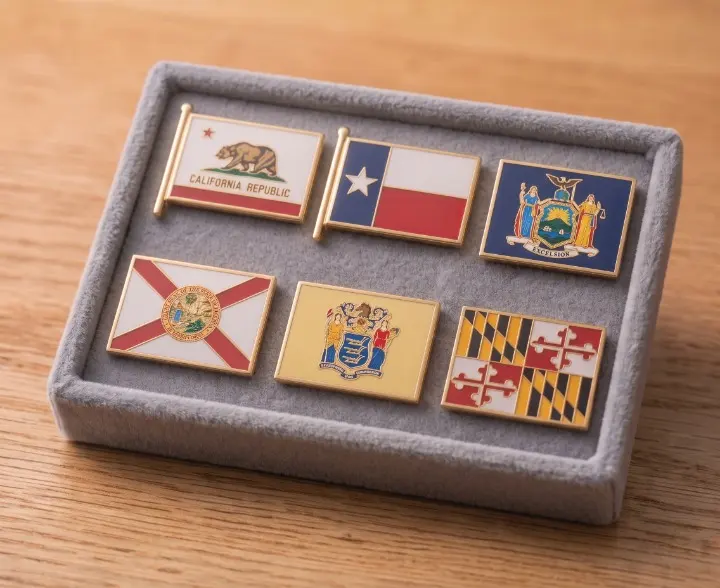 State Flag Pins