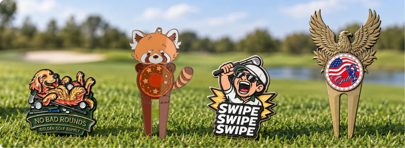 Fully Custom Divot Tools and Ball Markers Fully Custom Divot Tools and Ball Markers