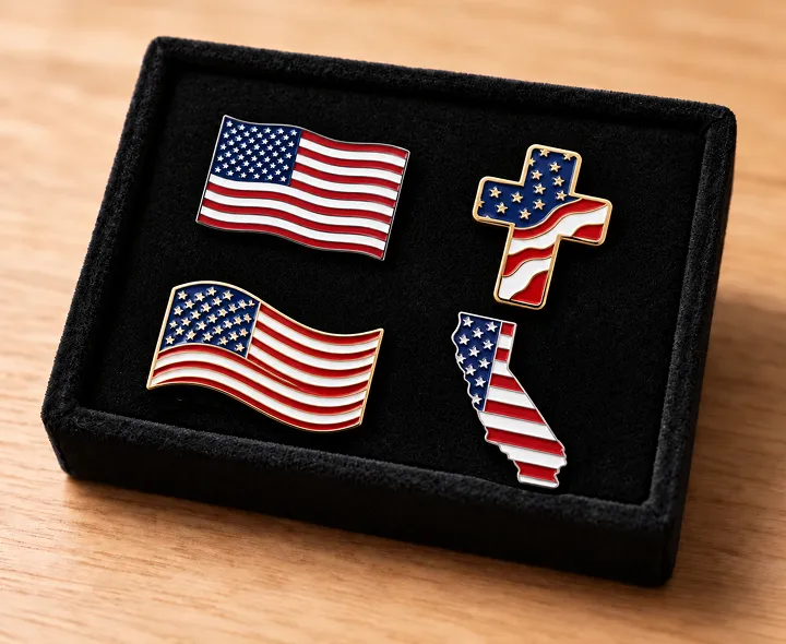 American Flag Pins