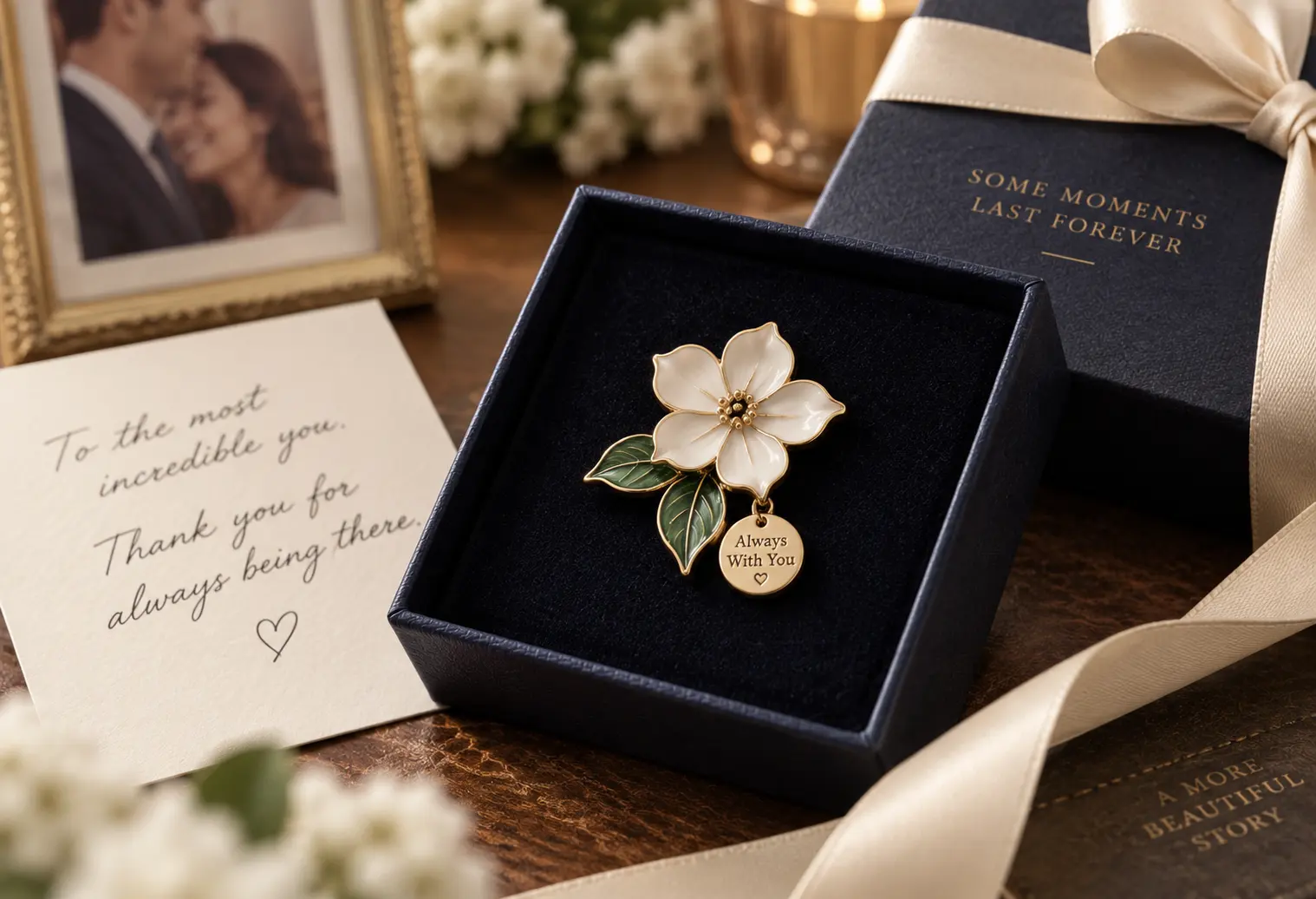 Custom Flower Pin Gift for Personal and Memorial Moments Custom Flower Pin Gift for Personal and Memorial Moments