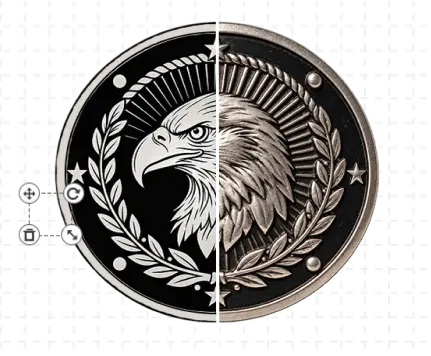 Eagle Belt Buckle For Men Template