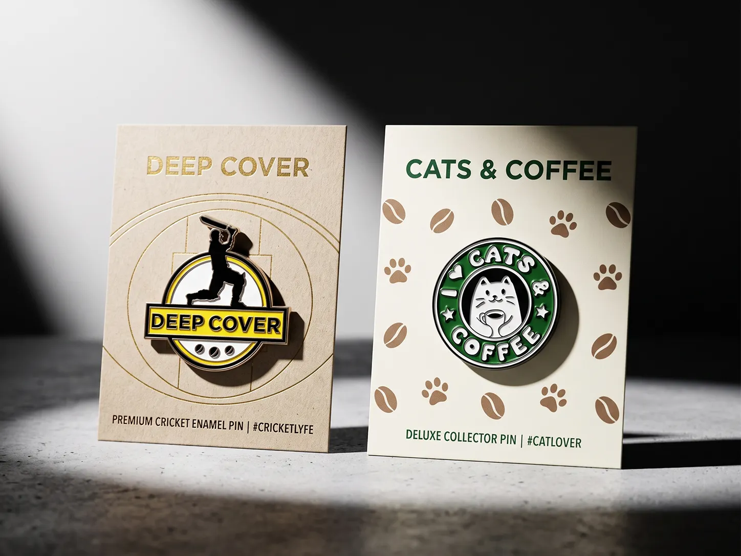 custom backing cards