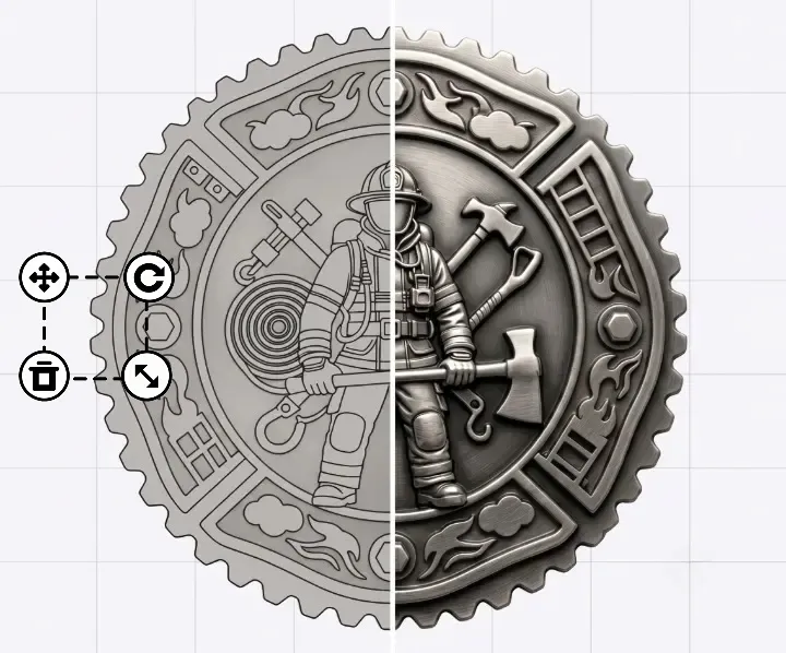 Station Firefighter Belt Buckle Template Station Firefighter Belt Buckle Template