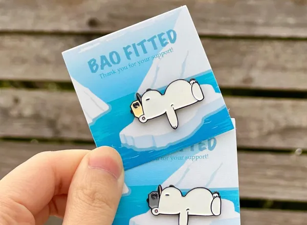 Polar Bear Backing Cards