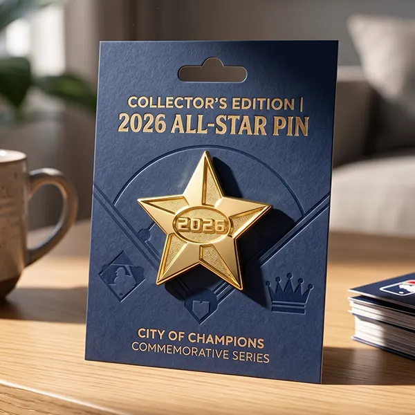 Custom Sandblast Pins with Backer Cards
