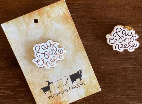 venissimo cheese pin card