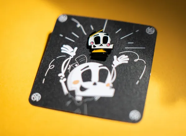 Skull Character Pin Backing Cards