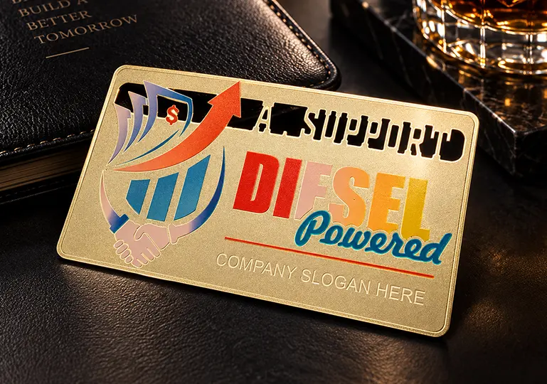 Standard Gold Metal Business Cards