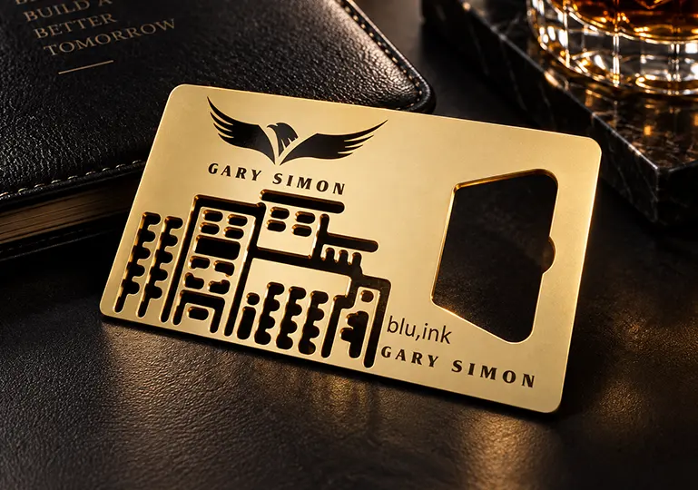 Bottle Opener Business Cards