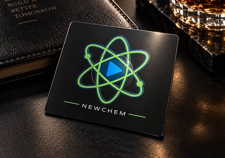 Square Metal Business Cards