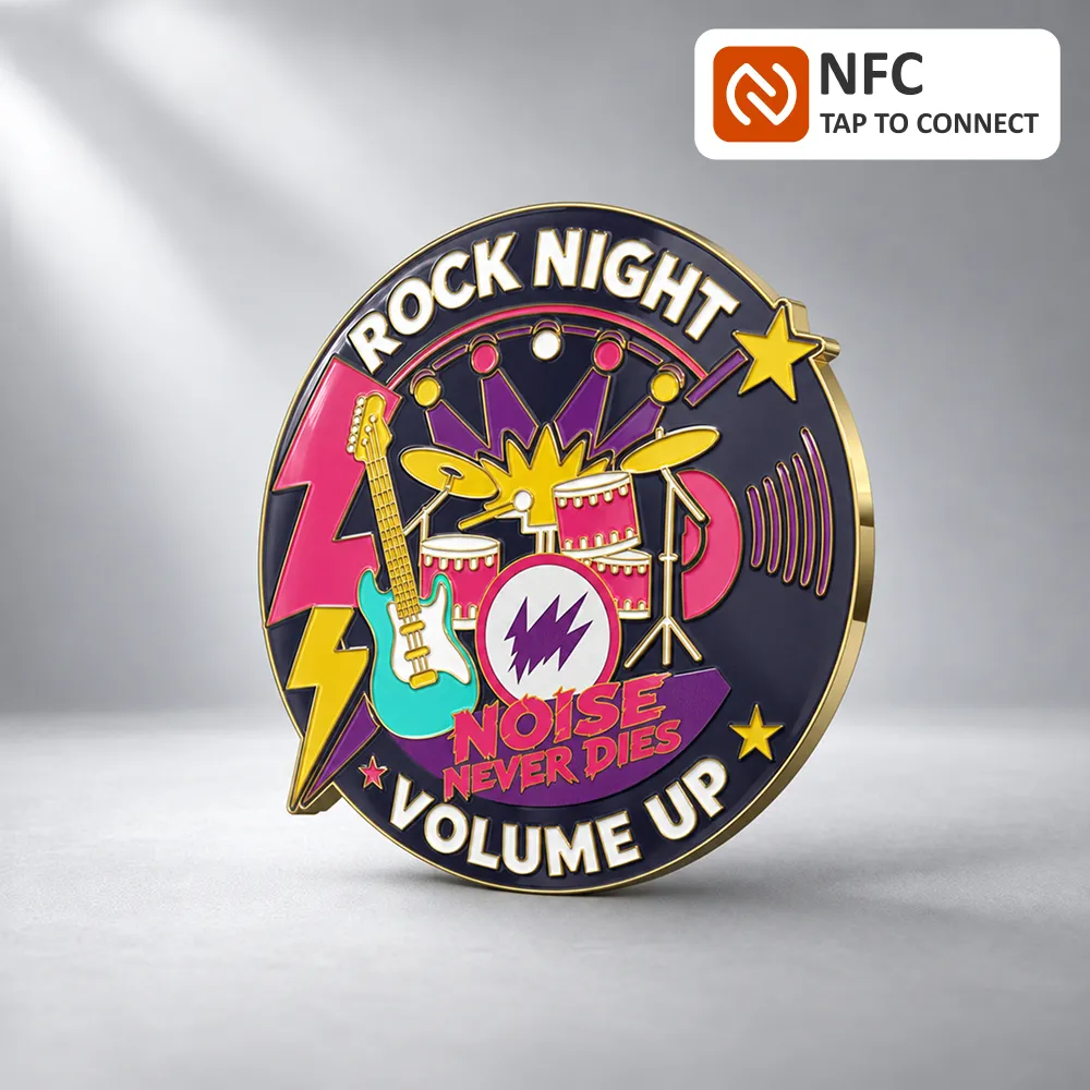 Metal Pins + NFC