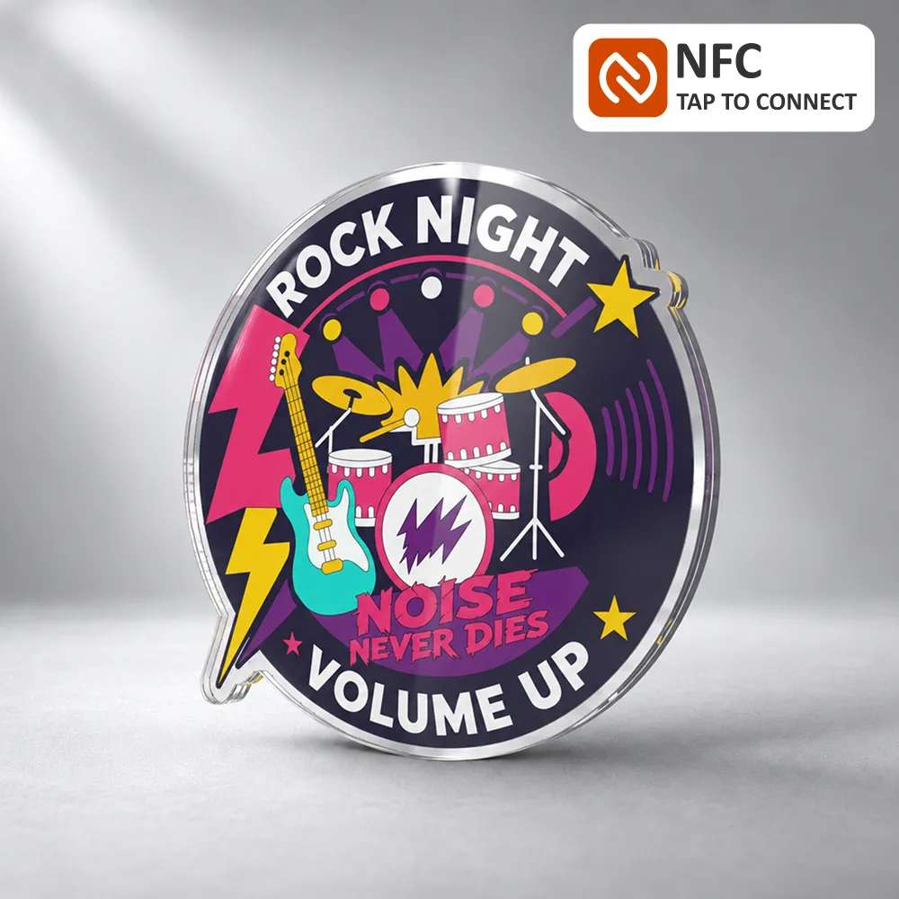 Acrylic Pins + NFC