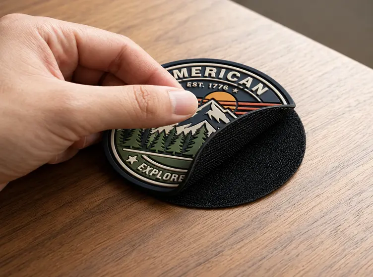 peel off the velcro patches