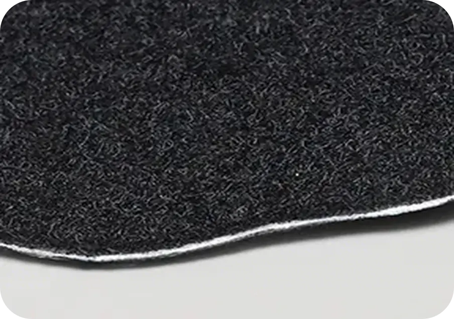 Soft velcro loop fabric backing for personalized woven patches