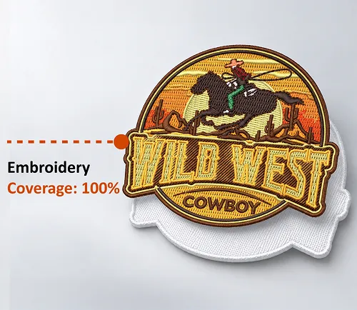 100% Embroidered Patches