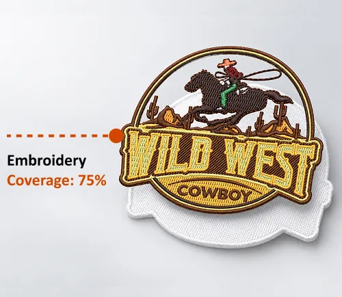 75% Embroidered Patches