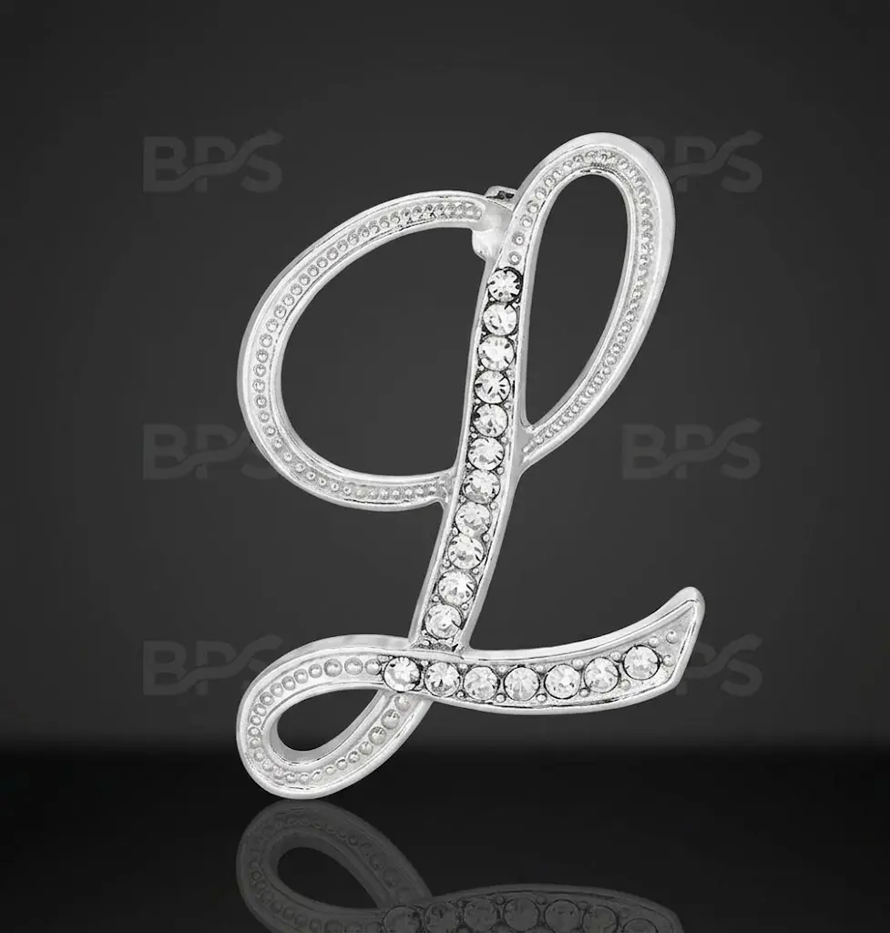 Rhinestone Initial Pins Rhinestone Initial Pins