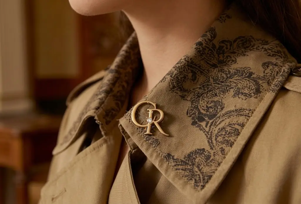 Rhinestone Initial Pins for Everyday Clothes Rhinestone Initial Pins for Everyday Clothes