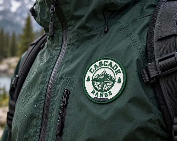 Custom PVC Patches for Outdoor Jacket