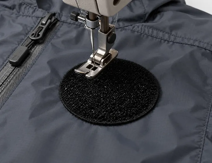 sew the velcro patches sew the velcro patches
