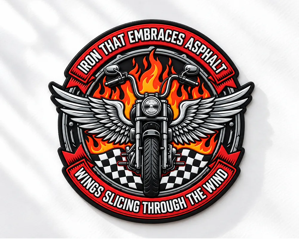 PVC Motorcycle Patches