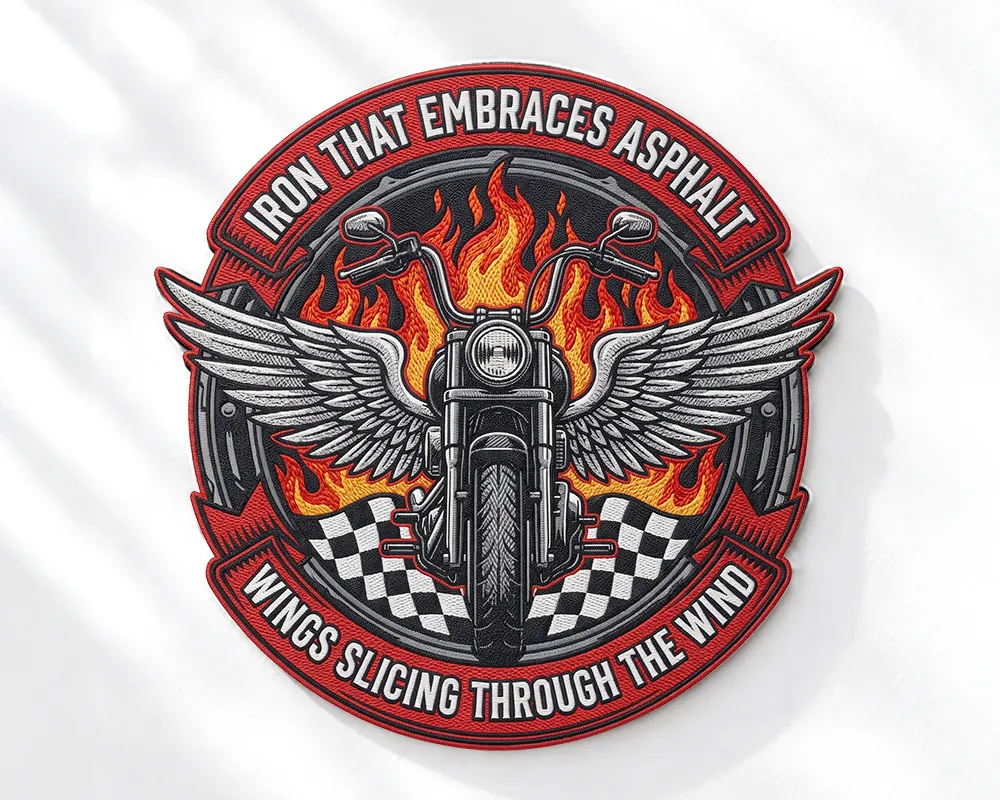 Woven Motorcycle Patches