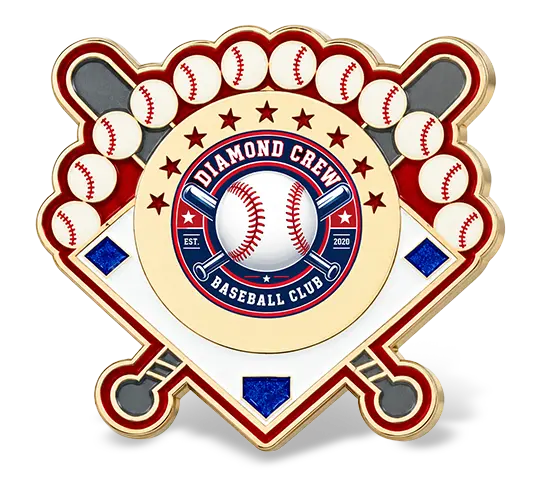 Rush Baseball Trading Pins
