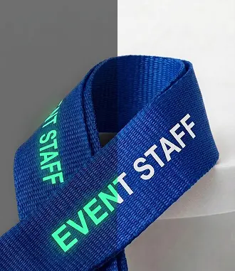 Text-Glow Lanyards