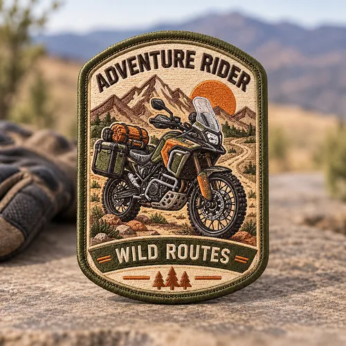 Custom Embroidered Biker Patches