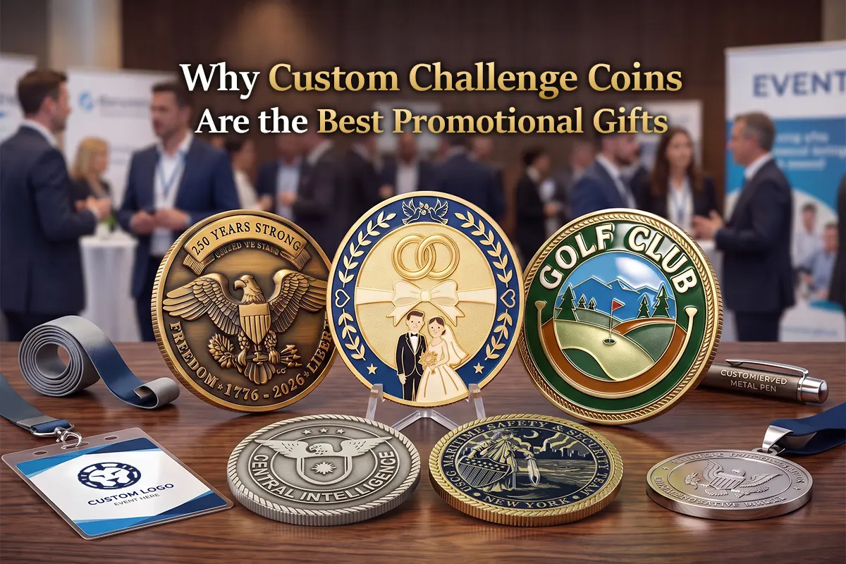 Why Custom Challenge Coins Are the Best Promotional Gifts Why Custom Challenge Coins Are the Best Promotional Gifts
