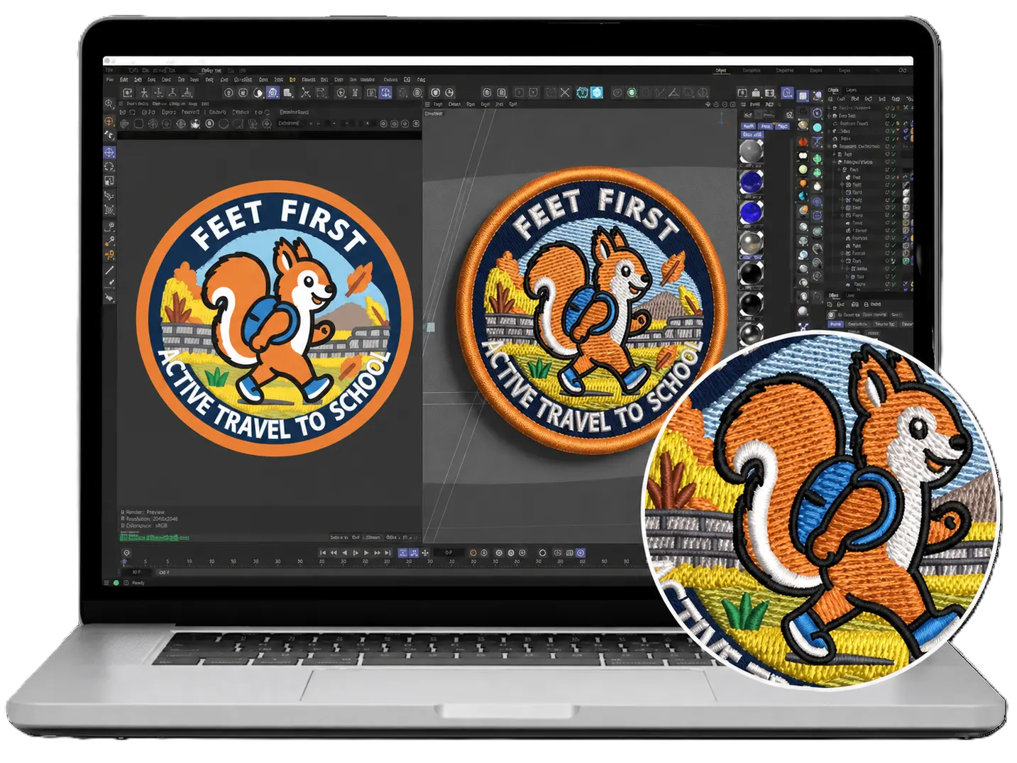 Review the Proof to Confirm Your Velcro Patch Design