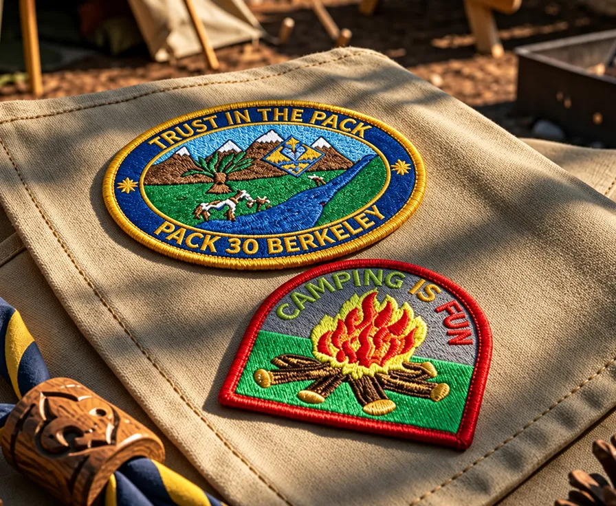 Custom Scout Patches Camping Adventure