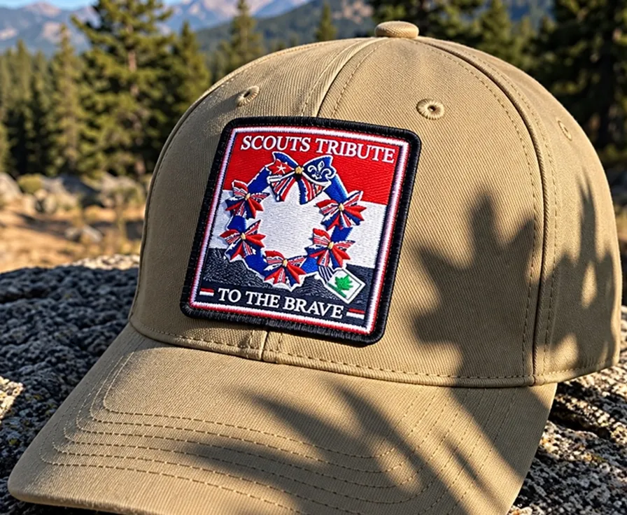 Girl Scout Patches Tribute to The Brave Cap