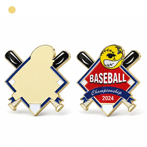 Youth Baseball Trading Pin