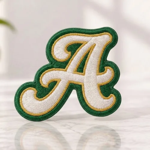 Custom Embroidered Letter Patches
